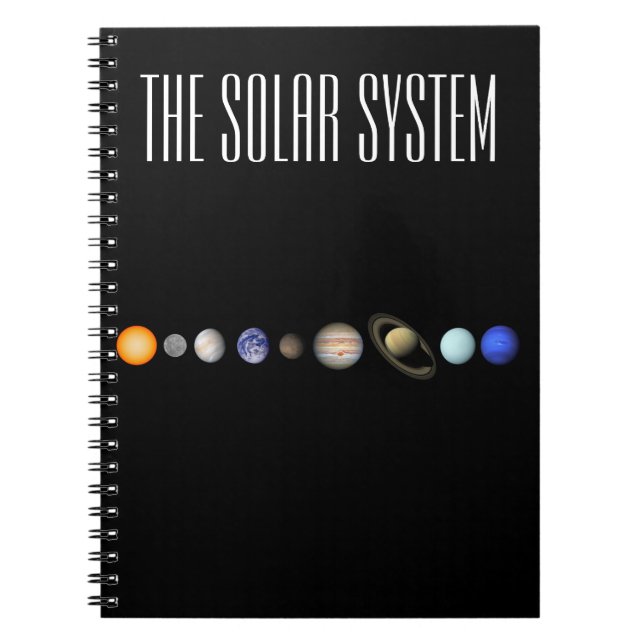 Das Sonnensystem Notizblock (Vorderseite)