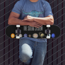 Das Sonnensystem Skateboard