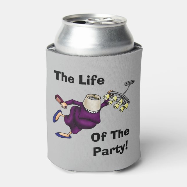 Das sonnige Leben des Party kann kühler werden Dosenkühler (Kanne Vorderseite)