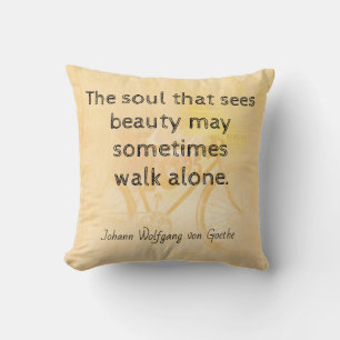 Das Soul, das Schönheit sieht Kissen