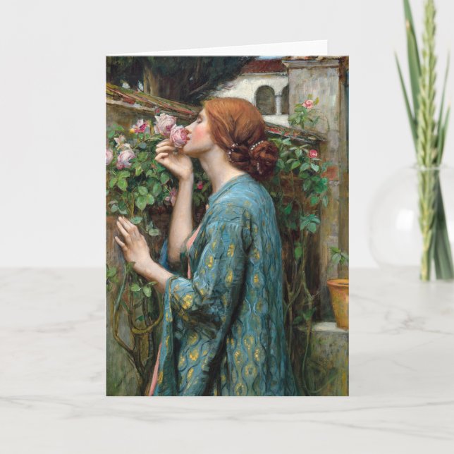 Das Soul der Rose | John William Waterhouse Karte (Vorderseite)