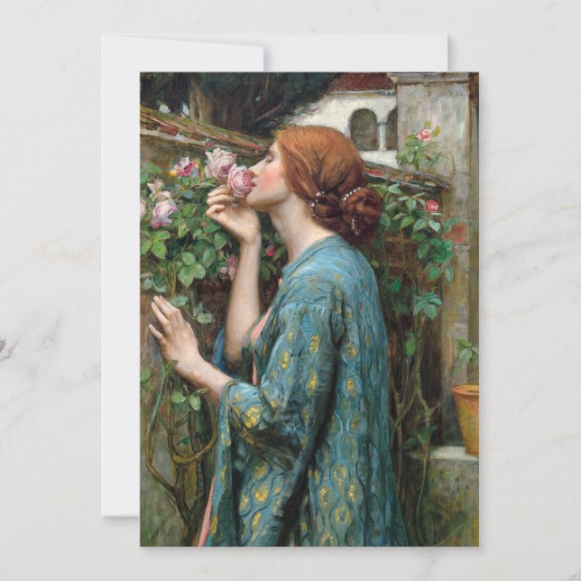 Das Soul der Rose | John William Waterhouse Karte (Vorderseite)