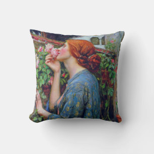Das Soul der Rose, John William Waterhouse Kissen