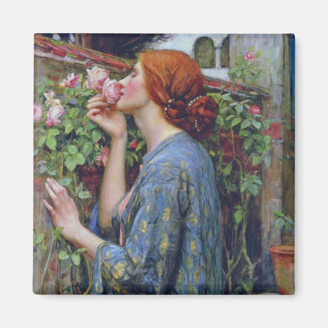 Das Soul der Rose, John William Waterhouse Magnet (Vorne)