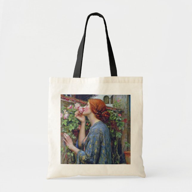 Das Soul der Rose, John William Waterhouse Tragetasche (Vorne)