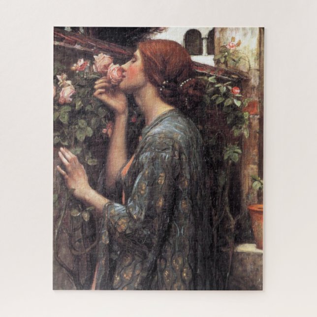 Das Soul der Rose (von John William Waterhouse) (Vertikal)
