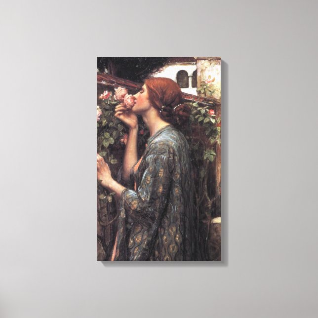 Das Soul der Rose (von John William Waterhouse) Leinwanddruck (Vorderseite)