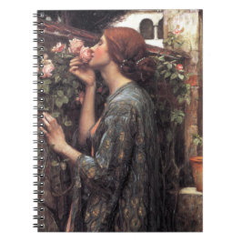 Das Soul der Rose (von John William Waterhouse) Notizblock