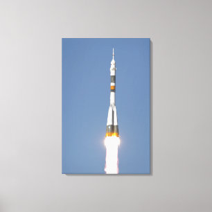 Das Soyuz TMA-12 Raumfahrzeug Leinwanddruck