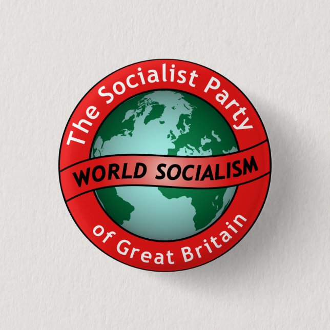 Das sozialistische Party der Button (Vorderseite)