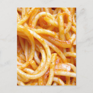 Das Spaghetti Träger Top Postkarte