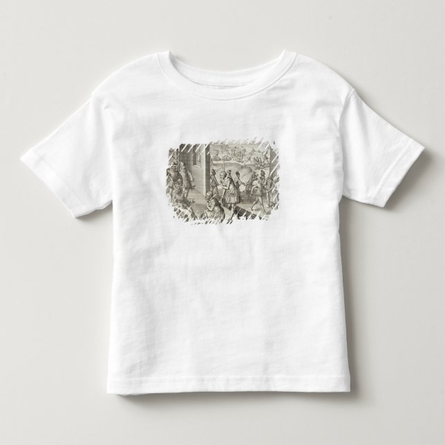 Das spanische Gefangennahmen-Fort Caroline, 1565, Kleinkind T-shirt (Vorderseite)