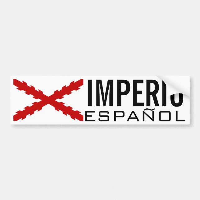 DAS SPANISCHE REICH AUTOAUFKLEBER (Vorne)