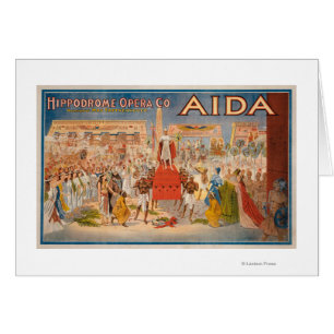 Das Spektakel Aida Theaterplakat