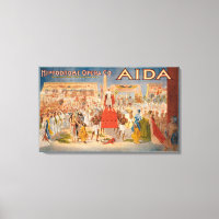 Das spektakuläre Theaterposter von Aida