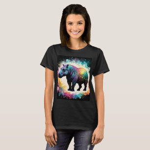 Das Spektralnilpferd: Eine holografische Reise T-Shirt