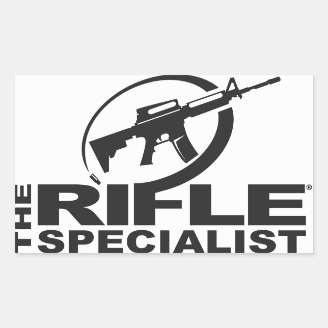 Das spezielle Logo der Flinte - Große Aufkleber (Vorderseite)