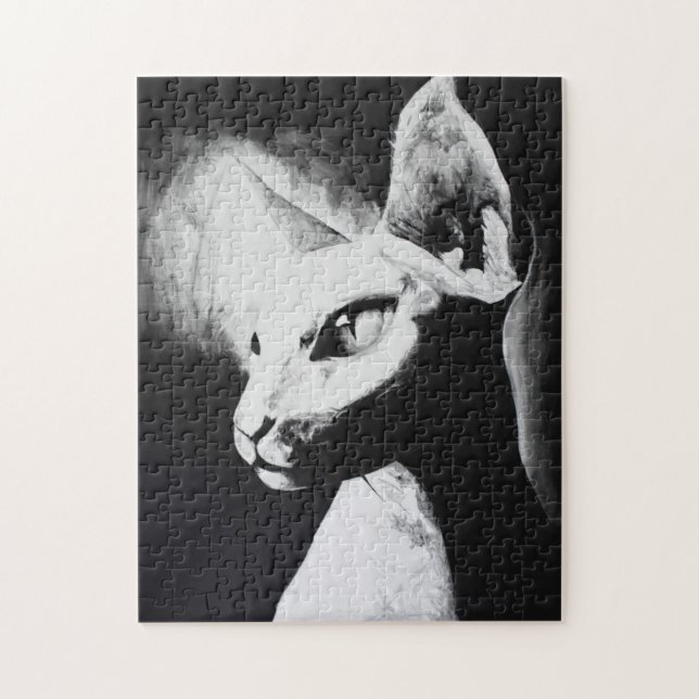 Das Sphynx Cat Original Art Puzzle (Vertikal)