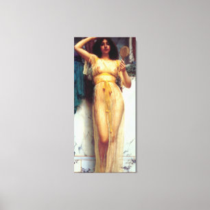 Das Spiegel ~ John William Godward Leinwanddruck