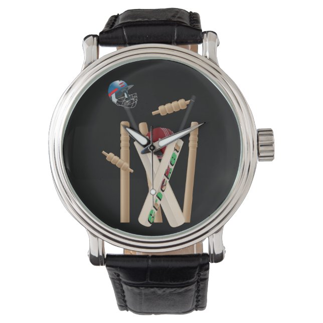 Das Spiel Cricket, Armbanduhr (Vorderseite)