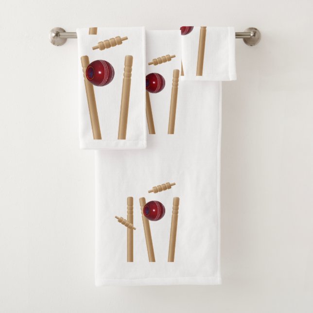 Das Spiel Cricket, Badhandtuch Set (Insitu)