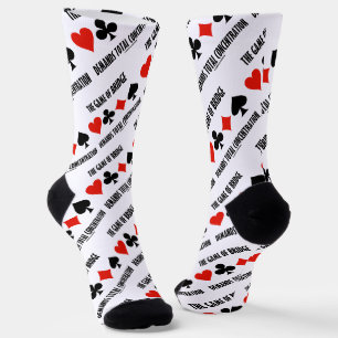 Das Spiel der Brücke erfordert totale Konzentratio Socken