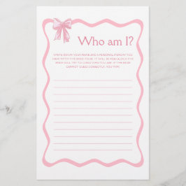 Das Spiel des rosa Brautparty mit dem Knoten