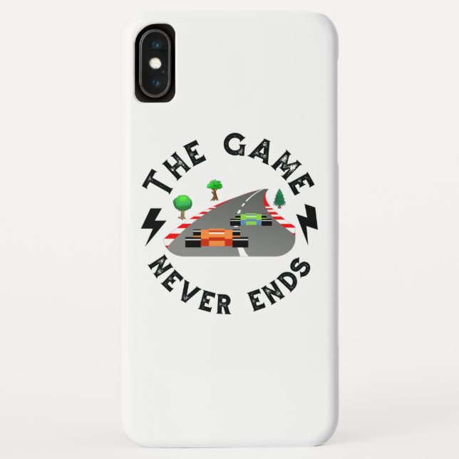 Das Spiel endet nie Case-Mate iPhone Hülle (Rückseite)