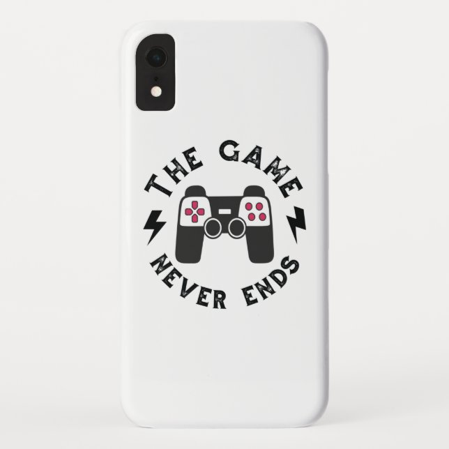 Das Spiel endet nie Case-Mate iPhone Hülle (Rückseite)