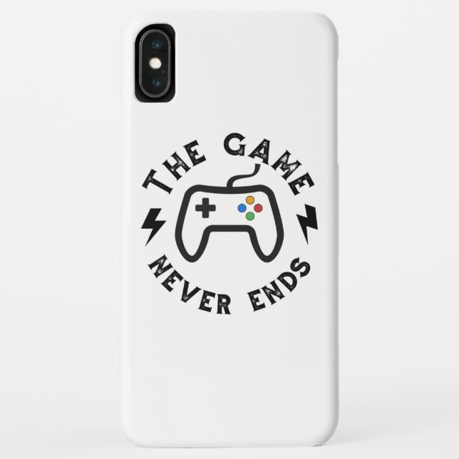 Das Spiel endet nie Case-Mate iPhone Hülle (Rückseite)