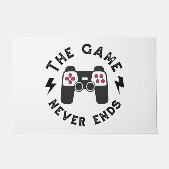 Das Spiel endet nie Fußmatte (Vorderseite)