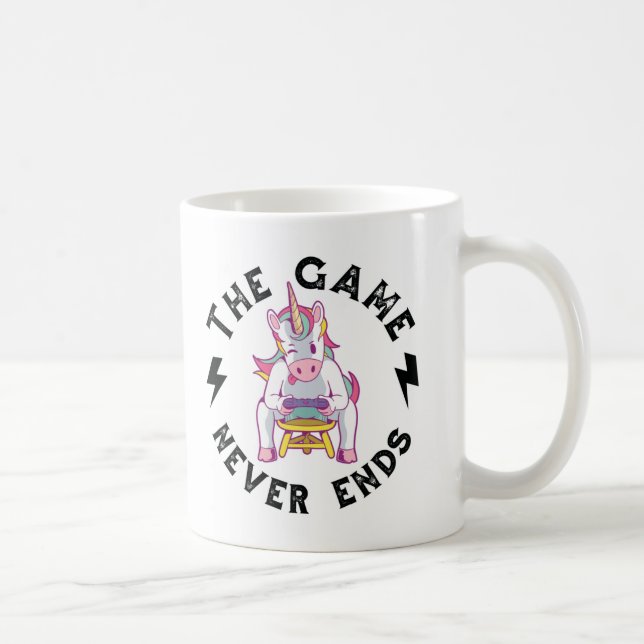 Das Spiel endet nie Kaffeetasse (Rechts)