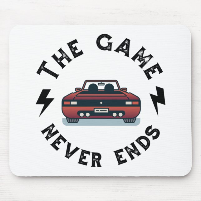 Das Spiel endet nie Mousepad (Vorne)