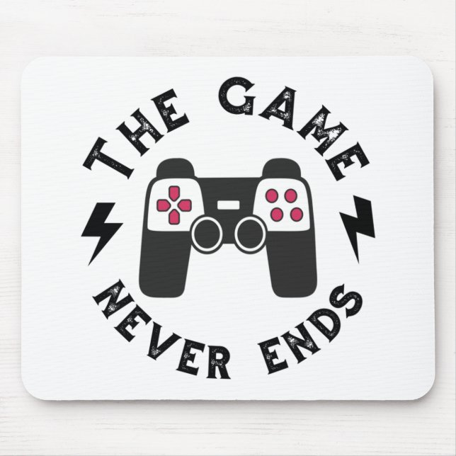 Das Spiel endet nie Mousepad (Vorne)