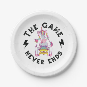 Das Spiel endet nie Pappteller