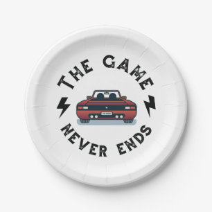 Das Spiel endet nie Pappteller