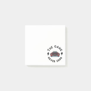 Das Spiel endet nie Post-it Klebezettel