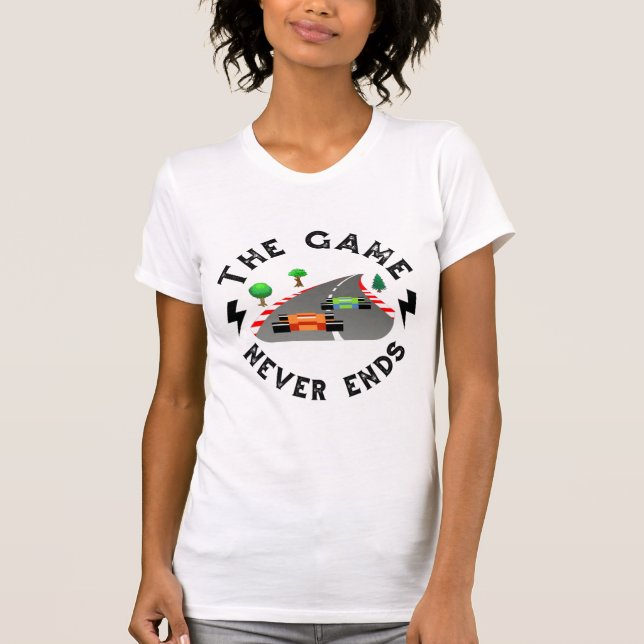 Das Spiel endet nie T-Shirt (Vorderseite)