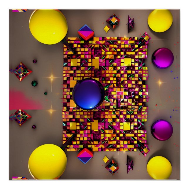 Das Spiel im Universum Poster (Vorderseite)