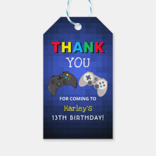 Das Spiel ist an! Video Game Vielen Dank Geschenkanhänger