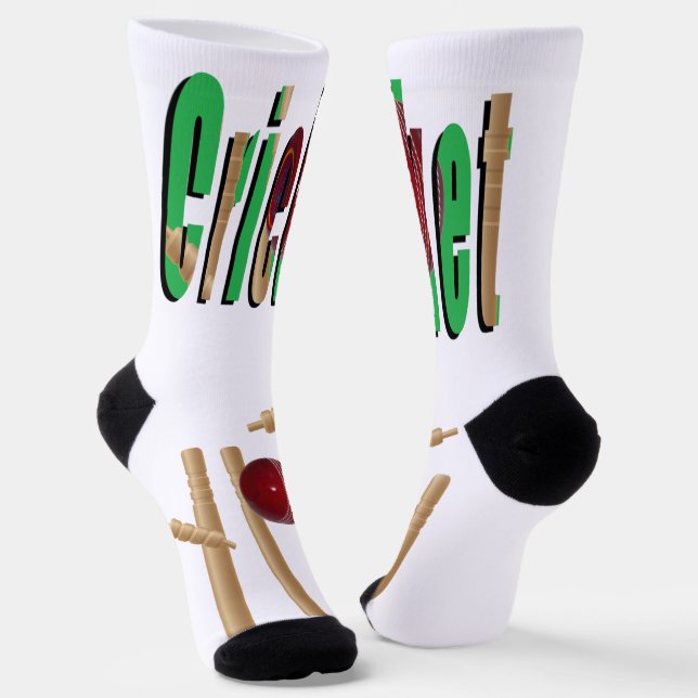 Das Spiel ist Cricket, Crew Socken (Gewinkelt)