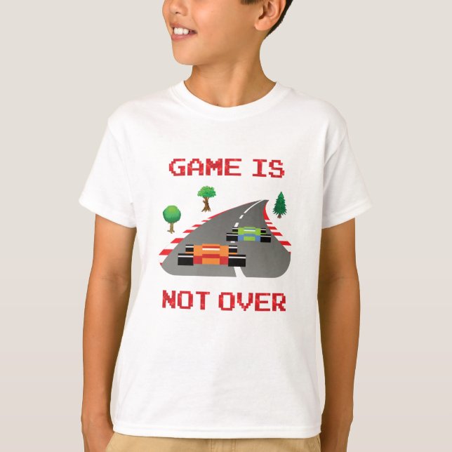 Das Spiel ist nicht über einem Pixel-Videospiel T-Shirt (Vorderseite)