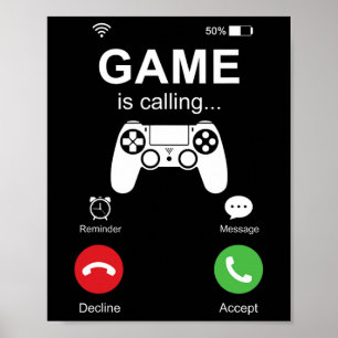 Das Spiel nennt sich "Funny Gamer Video Games Gami Poster
