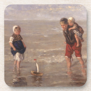 Das Spielzeug-Boot Getränkeuntersetzer