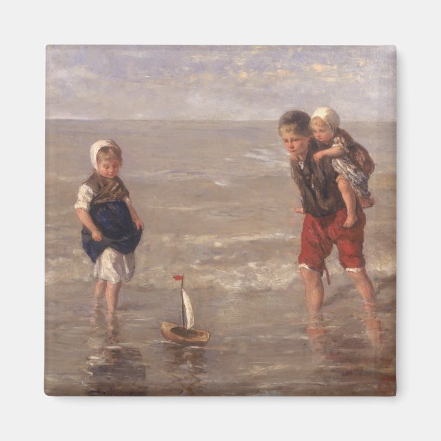 Das Spielzeugboot Magnet (Vorne)