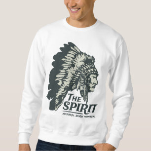 Das Spirit Natural Geboren Hunter Sweatshirt