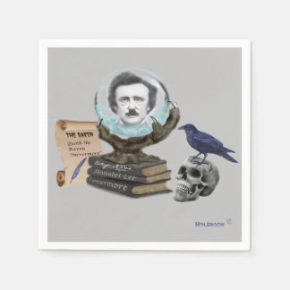 DAS SPIRIT VON EDGAR A. POE SERVIETTE