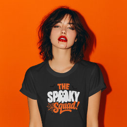 Das Spooky Squad Halloween-Design T-Shirt