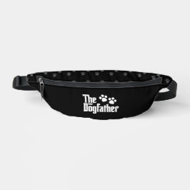 Das Sprichwort des Dogvaters in Schwarz und Weiß Bauchtasche