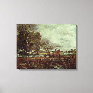 Das Springenpferd, c.1825 (Öl auf Leinwand) Leinwanddruck